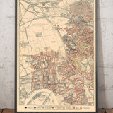 Mappa della povertà di Londra 1898-9, Distretto Occidentale Esterno, di Charles Booth - Notting Hill, Shepherds Bush, Hammersmith, Chelsea - W6, W12, W14, W11, W10, NW10 