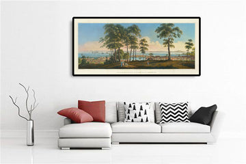 Carte ancienne rare de Singapour en 1828 par Robert Elliot - Colonie britannique, détroit de Singapour, baie de la Marina, centre-ville