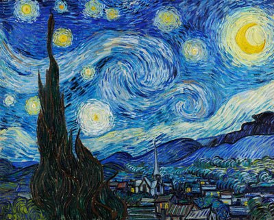 La noche estrellada de Vincent van Gogh, 1889 - Arte personalizado