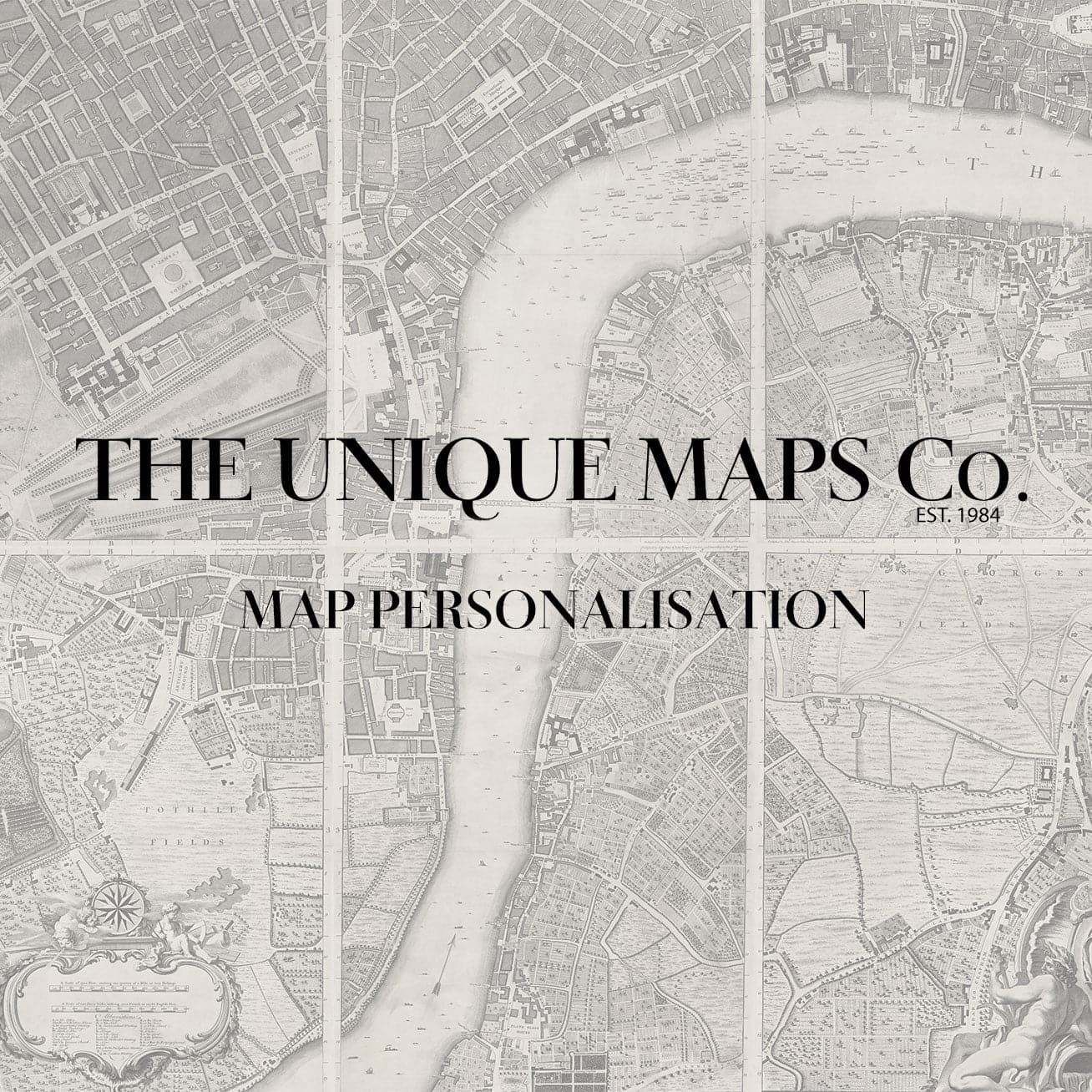Map personalisation – The Unique Maps Co.