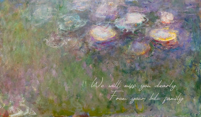 Seerosen von Claude Monet, 1915 - Personalisierte Kunst