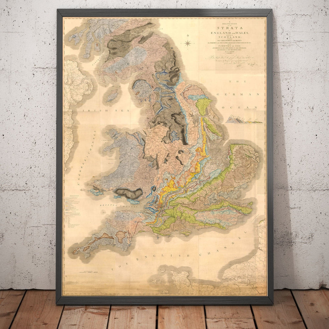 William Smith Mappa Geologica Immagini E Fotografie Stock Ad Alta